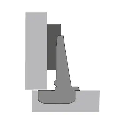 Петли мебельные Hettich Комплекты (Германия) петля hettich накладная 110° slide-on, без доводчика, d1,5 (без евровинтов)