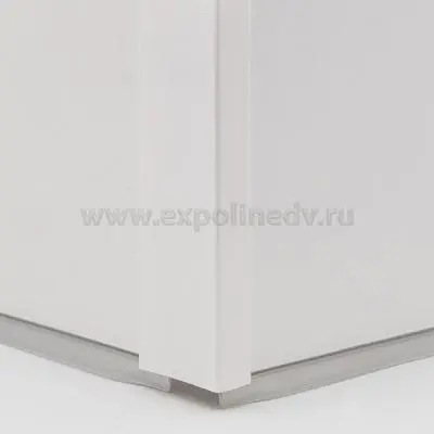 Цоколь кухонный белый глянец заглушка для цоколя 100 мм угол 90° (18802261002)