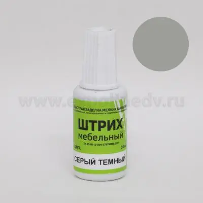 Штрих мебельный штрих мебельный, серый темный