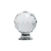 Ручки мебельные разные ручка мебельная crystal 231, алюминий стекло хром