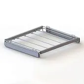 Вешалки для одежды вешалка для брюк (брючница) umm 590-730*500мм, с напр., без доводчика, серая