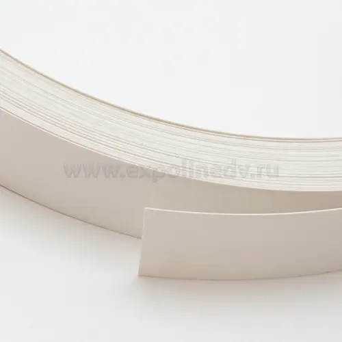Кромка ПВХ / ABS кромка, белый шагрень  1, 19мм