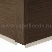 Цоколь кухонный венге заглушка для цоколя 100 мм (угол 90° (18802261016))