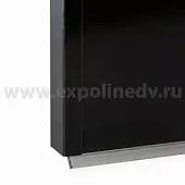 Цоколь кухонный чёрный глянец заглушка для цоколя 150 мм (торцевая универсальная (18802161001))