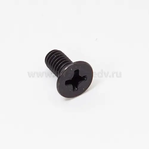 Фурнитура для стеклянных фасадов винт m4*8 потайной din 965, черный