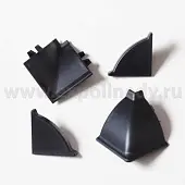 Некомплект заглушка для бортика 113 чёрный (внешний угол 90° (12374571020))