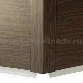 Цоколь кухонный венге заглушка для цоколя 150 мм (угол 135° (18802761016))