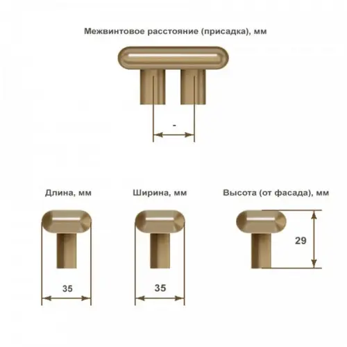 Ручки мебельные Metakor ручка мебельная tower square, матовая состаренная медь