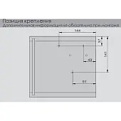 Подъемники поворотные подъемник dtc top stay sq new (350-600мм), индекс 2500-4500, белый