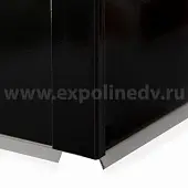 Цоколь кухонный чёрный глянец заглушка для цоколя 100 мм угол 90° (18802261001)