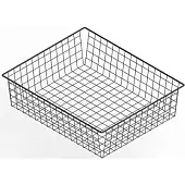 Корзины для хранения корзина сетчатая для шкафов umm 450*450*120мм, черная
