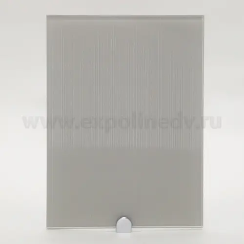 Стекло интерьерное Китай стекло окрашенное "нойс" серое, 4мм (1830*2440) с плёнкой