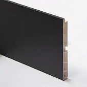 Цоколь кухонный черный графит цоколь100мм, 4м